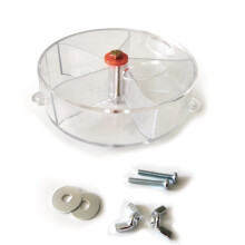 Parrot Feeder Foraging Toy Rotatable Wheel for Cockatiel