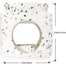 Detachable Ceramic Aromatherapy Stove, Suitable for Essential Oils, Waxes, Etc,Portable Aromatherapy Stove