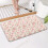 Tapete de banheiro floral antiderrapante em microfibra, 43 x 76 cm (17 x 30 polegadas) 4