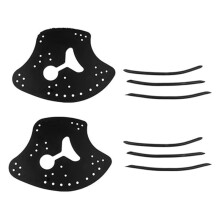 Swim Training Hand Paddles with Adjustable Straps for Adults and Children, Enhances Swimming Technique L