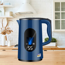 Stainless Steel Electric Kettle Double Wall Fast Boil Heat
