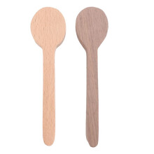 2Pcs Wood Carving Spoon Blank Set Beech and Walnut Unfinished Wooden Whittling Carving Kit for Beginner Whitteler