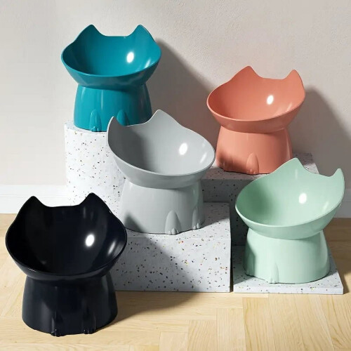 Πλαστικό μπολ για γάτες WhiskerWare με ανυψωμένη επιφάνεια, αντιανεμικό 1 τεμ. 1