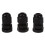 60 Pcs PG7 Waterproof Connector Gland Black for 4-7mm Diameter Cable 2