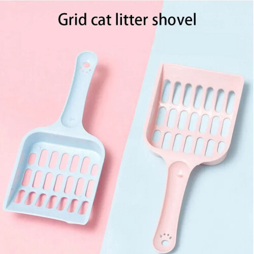Skopa för kattsand i rostfritt stål, 1 st 1