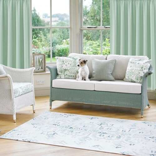 Cortinas Blackout Verde Claro 52x45 polegadas Conjunto de 2 1