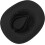 Damefilt cowboyhatt Fedora for medium/stort hode 4