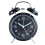 Twin Bell Alarm Clock Black Stereoscopic Dial 1 Pack 1