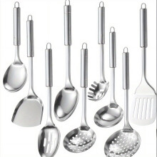 Stainless Steel Kitchen Utensils Set 9pcs