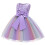 Mädchen-Prinzessinnenkleid mit Blumenmuster für Geburtstag oder Party, Größe 3-4 4