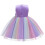 Mädchen-Prinzessinnenkleid mit Blumenmuster für Geburtstag oder Party, Größe 3-4 5
