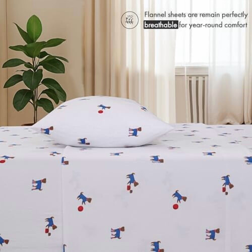 Σεντόνια Flannel Twin XL100% βαμβάκι, σετ 3 τεμαχίων 2