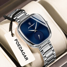 (EU-783 silver shell blue surface steel belt model (EU standard)) Premium Luxury Women Watch New Waterproof Casual Quartz Wristwatch