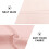 Cortinas Blackout Rosa Blush 52x45 polegadas (Conjunto de 2) 2