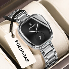 (EU-783 silver shell black surface steel belt model (EU standard)) Premium Luxury Women Watch New Waterproof Casual Quartz Wristwatch