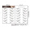Eyebrow Stickers Waterproof Eco-Friendly 10 Pcs 2