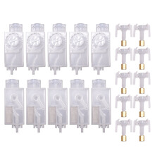 10PCS DX5 Ink Damper for TX800 XP600 Mimaki TS3 JV33 CJV30 TS5 JV2 Inkjet Printer Dumper Filter Solvent Water Based