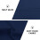Cortinas térmicas blackout azul marinho 42x45 polegadas (107x114 cm) - 2 painéis 4
