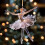 Ballerina Julepynt Akryl 3,5 tommer 8
