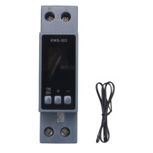 AC Voltmeter Amperemeter Wattmeter Din Rail Mount Meter AC 100-290V KWh Power Meter LED Digital Display Detector