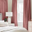 Cortinas de linho blackout rosa-pó, 52x72 polegadas, 2 painéis. 2