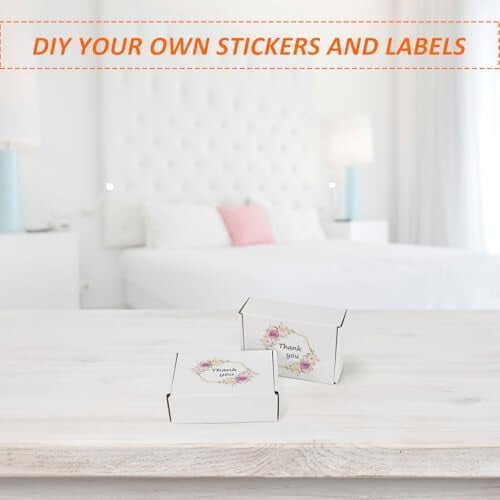 Caixas de envio de papelão ondulado branco 6x4x2 polegadas, conjunto de 75 unidades 2