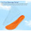 Solette Cloud per uomo e donna in memory foam 4D con supporto per l'arco plantare 8