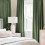 Cortinas blackout de linho verde-oliva 42x63 polegadas (2 painéis) 2