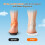 Herre Cloud-Soft Memory Foam-innleggssåler med hælstøtdemper1 5