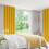 Cortinas Blackout Amarelas com Isolamento Térmico 38x84 polegadas (Conjunto de 2) 2