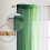 Cortinas transparentes ombré verde-escuras 54x96 polegadas com bolso para varão 3