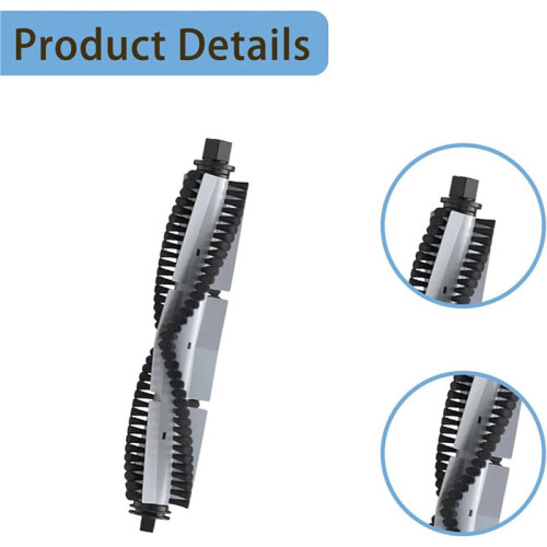 2X Main Brush Replacement for  A30 Pro Robot Vacuum Cleaner Parts Rubber Roller Brushes Household Clean Tools 2