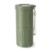 Tazza per Semi di Girasole, con Contenitore per Semi e Smaltimento Gusci. Ciotola Portatile per Snack di Pistacchi e Noci per Auto Verde