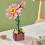Kit de rompecabezas de flores de madera 3D para decoración del hogar 2