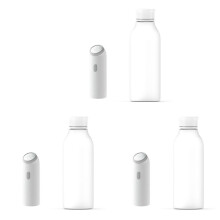 3X PrzenośNa RęCzna Elektryczna RąCzka Bidetowa Personal Cleaner Care Wielofunkcyjna Butelka z Rozpylaczem O PojemnośCi Bidet do Mycia, Szary