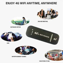 4X 4G LTE USB Modem Network Adapter with WiFi Hotspot SIM Card 4G Wireless Router for Win XP Vista 7/10 10.4