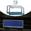 Car License Plate Frame Blue Decorative Sturdy 1 Piece 7