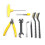 3D Printer Nozzle Cleaning Tool Kit 3D Printer Accessories Nozzle Disassembly Tool with Cleaning Needle Brush Yellow 1
