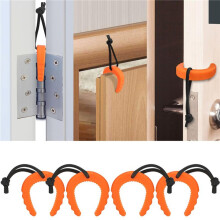 8 Pack First Responder Door Stops,Door Jam for Law Enforcement,Emergency Medical Services,Door Stoppers Wedge Orange