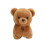 Orsetto di peluche, cuscino imbottito, 4,33" x 2,56" 2