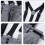 Unisex isolierte Skihose, wasserabweisend, winddicht 8