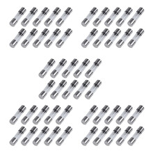 50 Pcs 250V 3A 3Amp Slow Blow Glass Fuses Tubes 5mm X 20mm