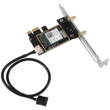 AC7260 7260NGW WiFi Card 2.4G/5G 867Mbps 802.11AC+ Wireless Card Adapter PCIE Adapter with 2X8DB Antenna