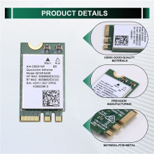 QCA9377 QCNFA435 Karta Bezprzewodowa 4.1 Karta WiFi 433 Mb/S 802.11AC 2.4G/5Ghz NGFF Adapter Sieciowy dla Win 7/8/10