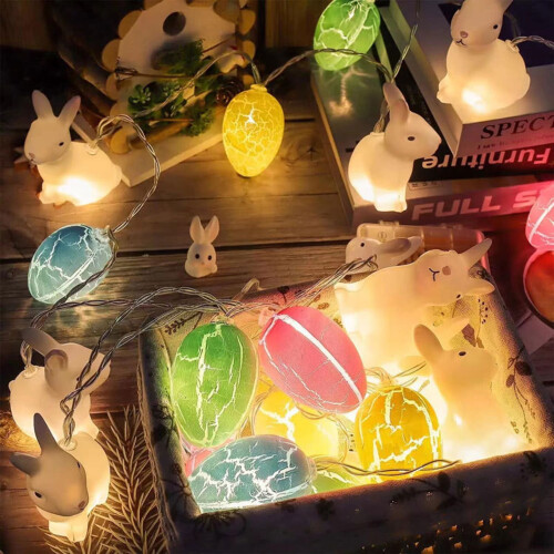 Easter Egg String Lights 9.84 FT Colorful Garland 1