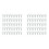 100PCS Seamless Nails Double-Headed Screw Solid Wood Baseboard Seamless Nails Foot  Special Nails 1