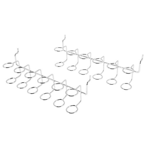 2 Pcs Screwdriver Holder Pegboard Multi-Tool Holder Accessory Pegboard Accessories Multi-Ring Tool Holder for Pegboard 1