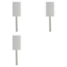 3pièces 6 X 15Cm Outils Titaniques de Placage de Bijoux de Rhodium Titanique D'Anode de Platine de Maille