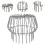 Gutter Leaf Guard Balcony Downspout Strainer Stainless 6