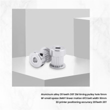 20 Teeth 2GT Timing Synchronous Pulley Bore 5mm for Width 10mm 2M GT2 Belt Small Backlash 20T 20Teeth 10Pcs